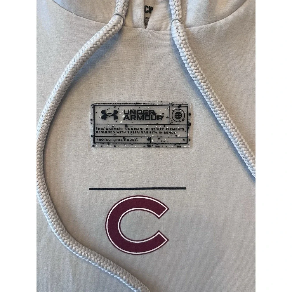 Under Armour UA Summit Knit‎ Short Sleeve Hoodie Colgate University Mens S gray